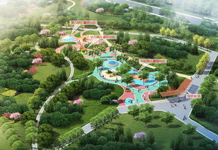 蜀山区奥体中心及周边绿化提升 绿轴公园改造提升项目 景观设计工程